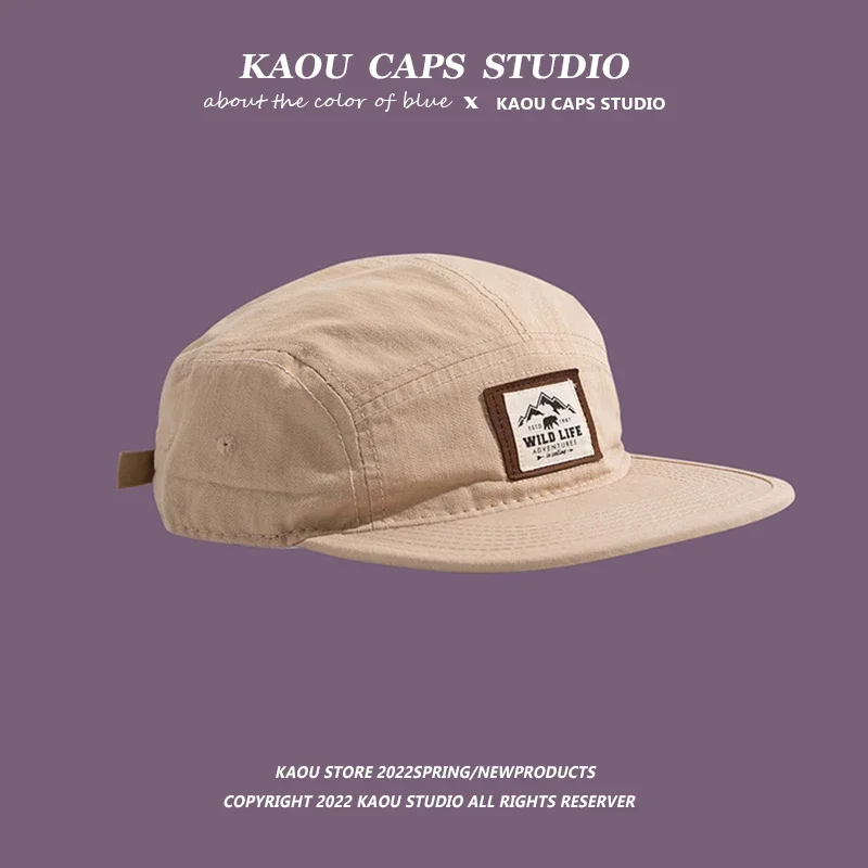 뜨거운 판매 레트로 플랫 브림 힙합 모자 여성 한국 스타일 패션 거리 모든 경기 커플 트렌드 야구 모자 남자