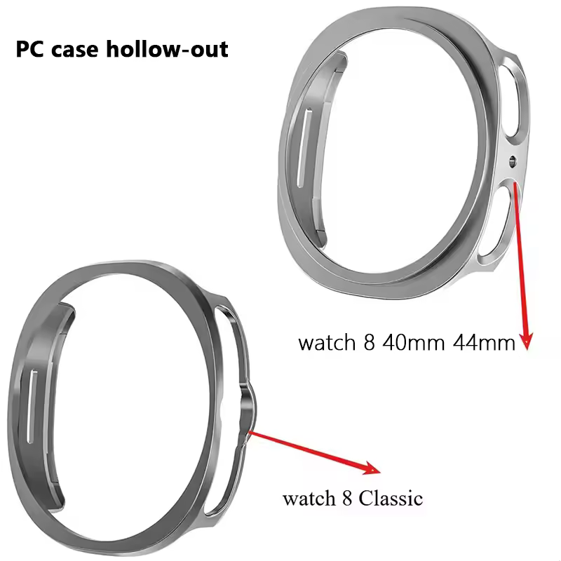 PC Case for Samsung Galaxy Watch 8 40mm 44mm 46mm Cover Hollow Protective Bumper All-Around Galaxy Watch 8 Classic Accessories - Image 2