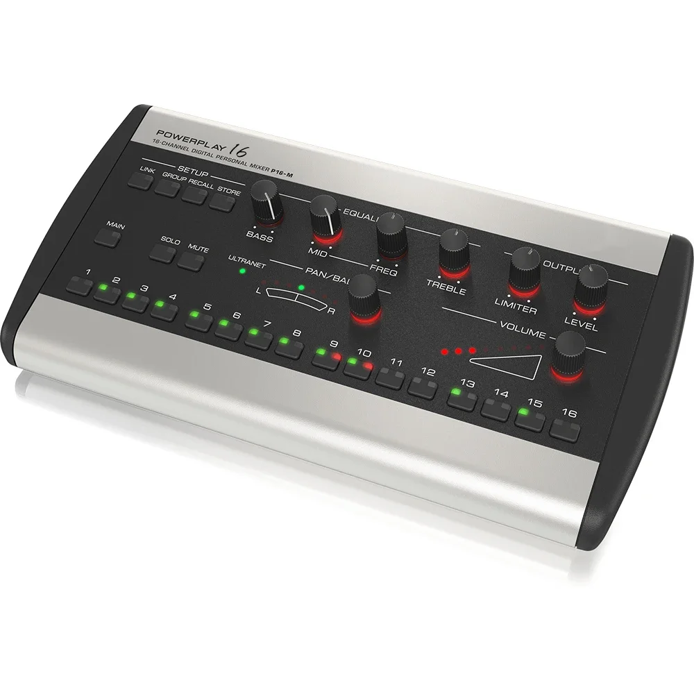 Paulkitson P16‑M 16-Kanal Digitaler Persönlicher Mixer Audio-Mischpult Modernste 24-Bit-DAC für Premium-Audioqualität – Detail 8