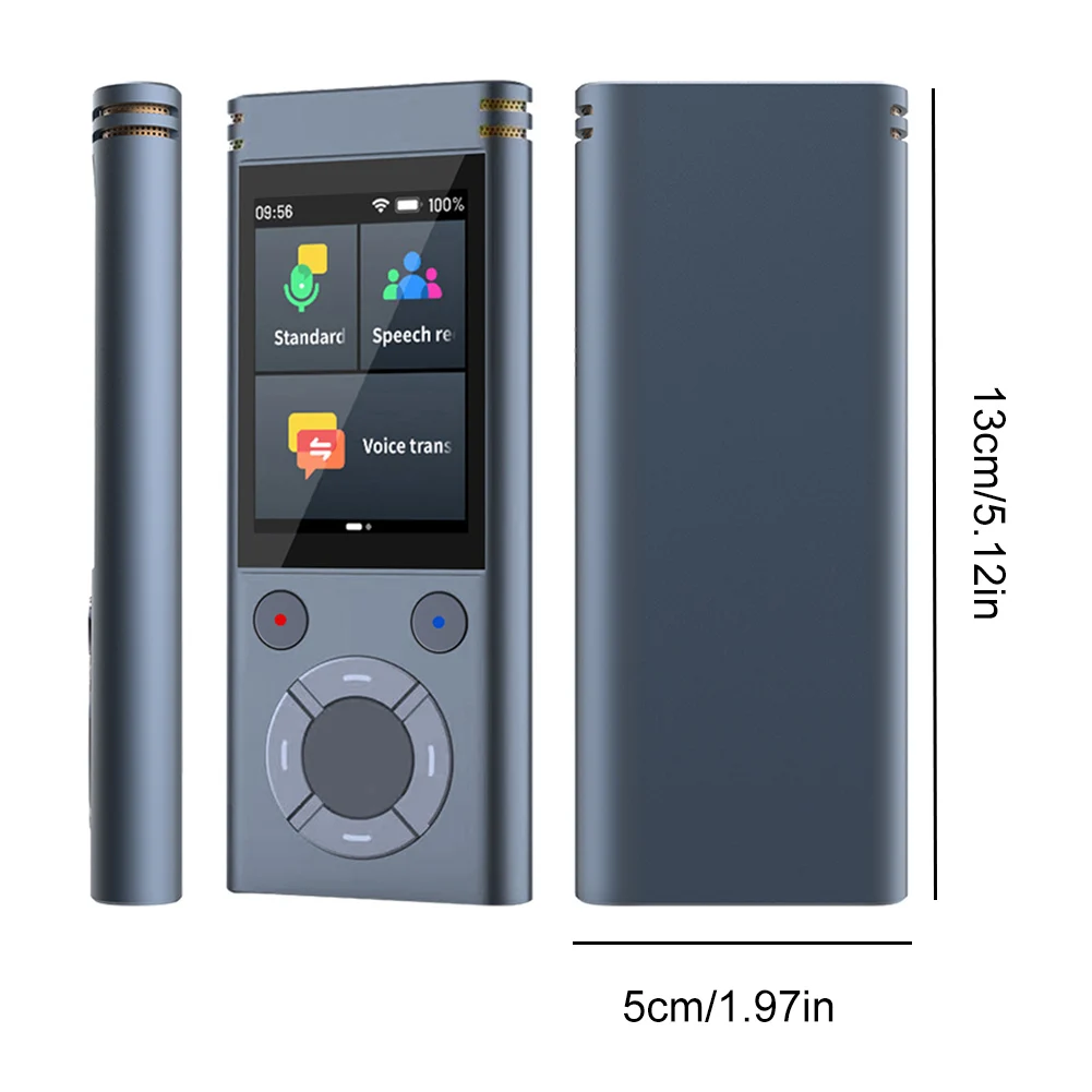 Dispositivo de traducción en tiempo Real Traductor de idiomas bidireccional de 138 idiomas Traductor instantáneo portátil para aprendizaje de viajes de negocios
