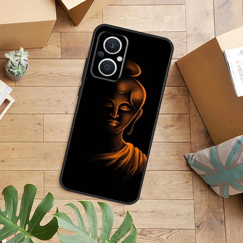 Funda de teléfono Gautama Buddha para OPPO Reno 14 12 11 13 F 10 Pro 8T 8 Lite OPPO Find X9 X8 X6 X5 Pro contraportada
