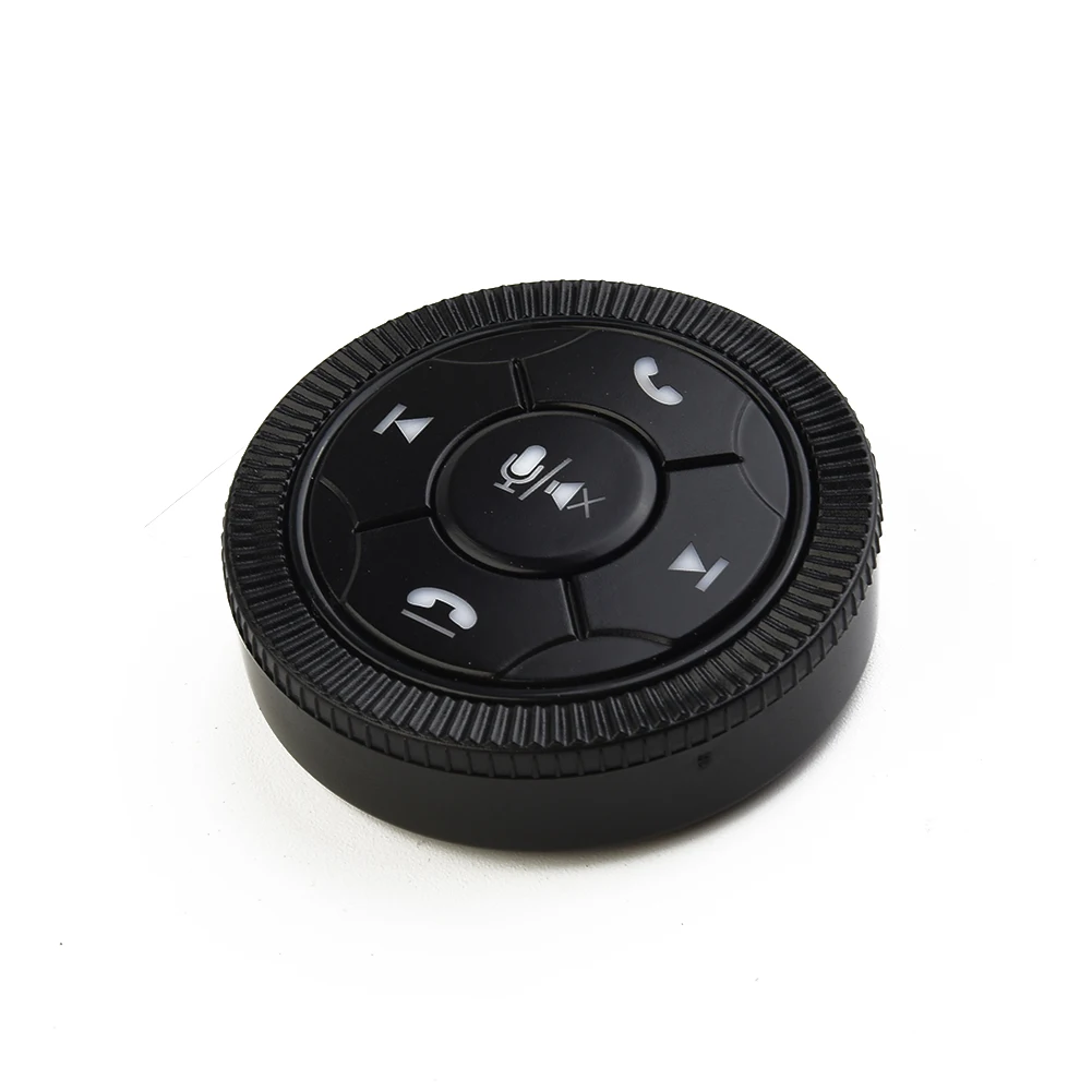 -Universal Wireless Steering Wheel Remote Control Volume Button Phone Music Control For Car GPS Radio 7 Keys Learning Function