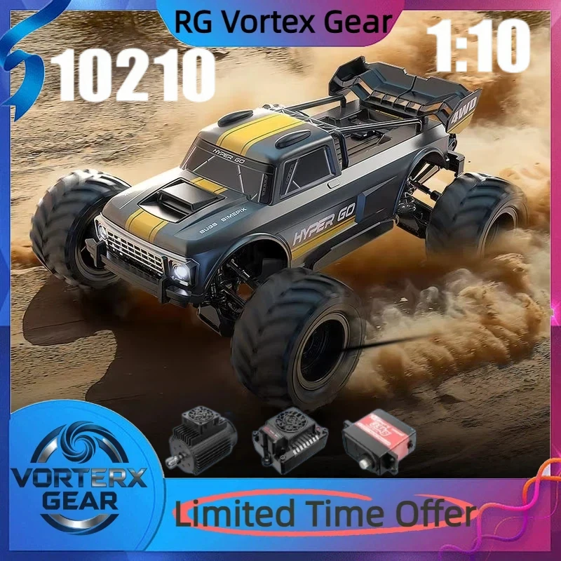 【in stock】Mjx Hyper 10210 Remote Control Car Electric 4wd Full Scale 1:10 Brushless Off Road Vehicle High Speed Car Model Toy