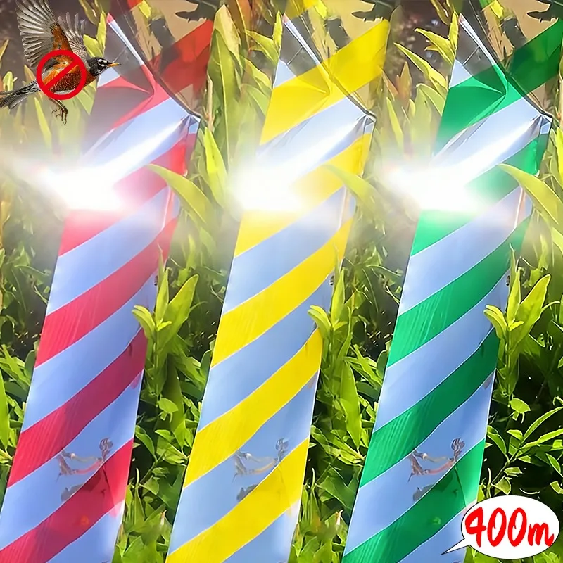 

Лента отпугивания птиц с высокой отражательной способностью, дом, сад, птица, голубь, борьба с вредителями, отпугиватель, двухсторонние лазерные светоотражающие ремни для птиц