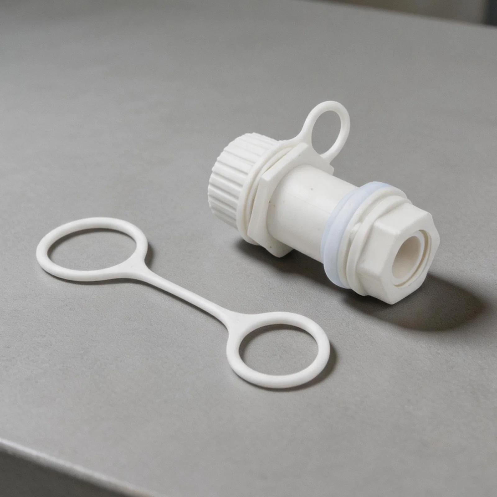 Threaded Drain Assembly LeakProof Replacement for Igloo 50165 QT Coolers with Attached Tethered Cap for Enhanced Stability