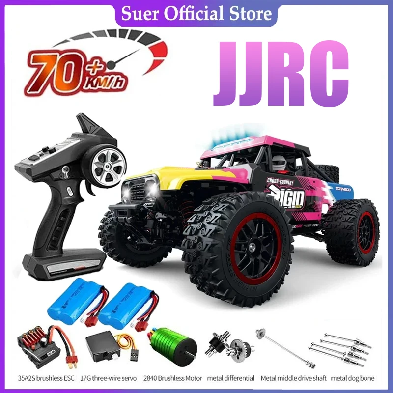 

The New JJRC 70 Km/h High Speed Off-road Remote Control Car 1/16, The Best Choice for Remote Control Vehicles with LED Gifts