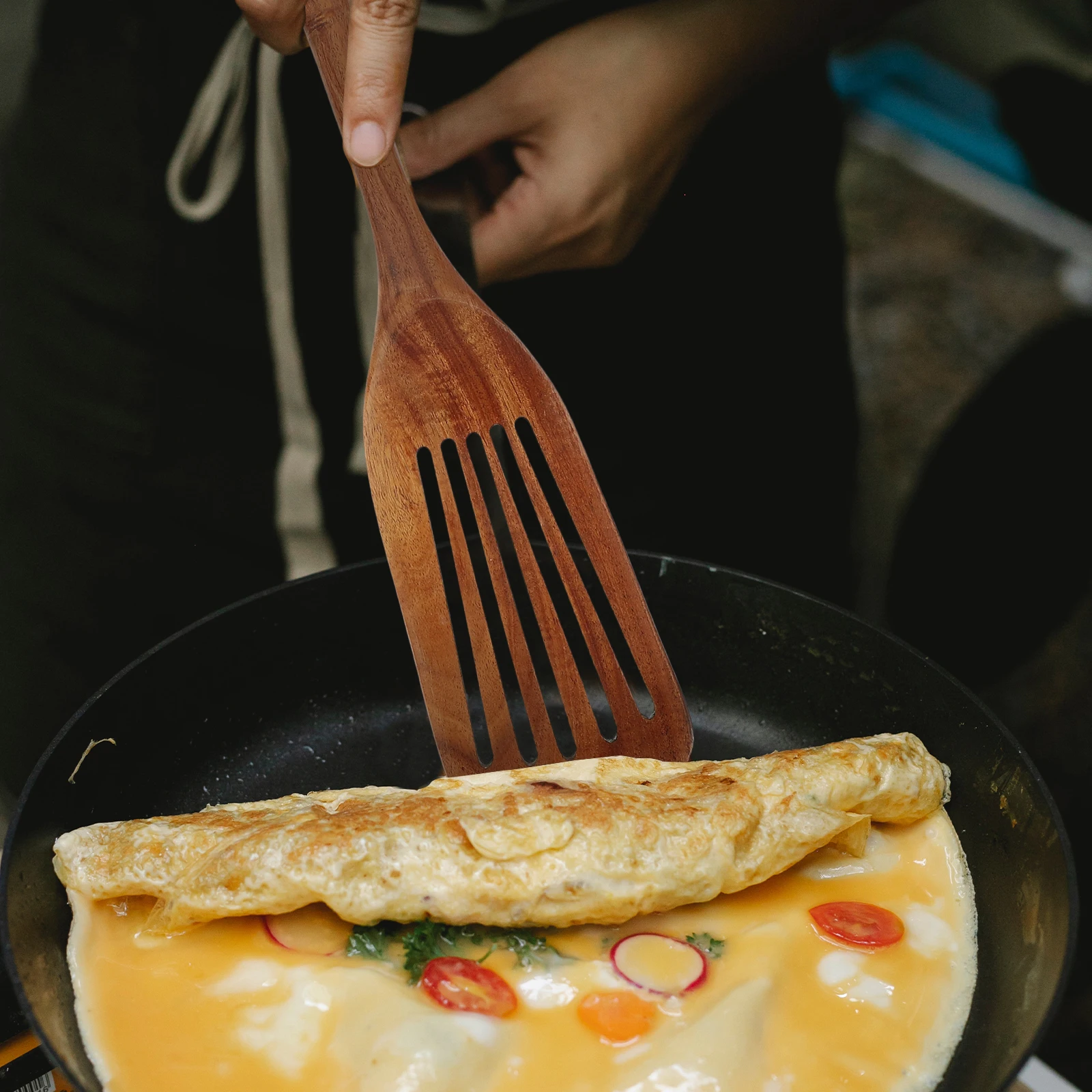 

Wooden Spatula Kitchen Utensils Long H Cooking Tools Non Stick Wood Spatulas Safe Material Cookware Shovel For Home Hotel