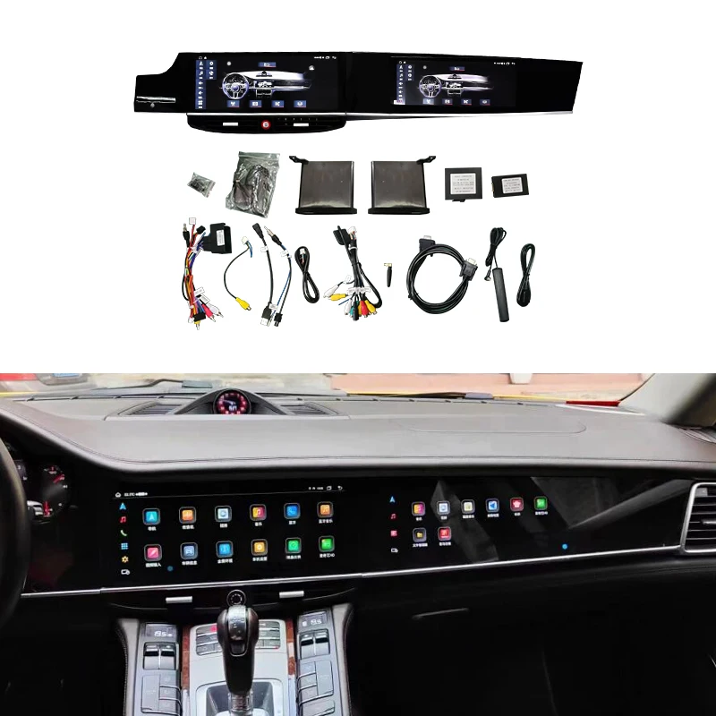 NEW 2009-2016 Upgraded Central Control Large Screen Co pilot Screen Control Navigation Multimedia Playback for Panamera 970