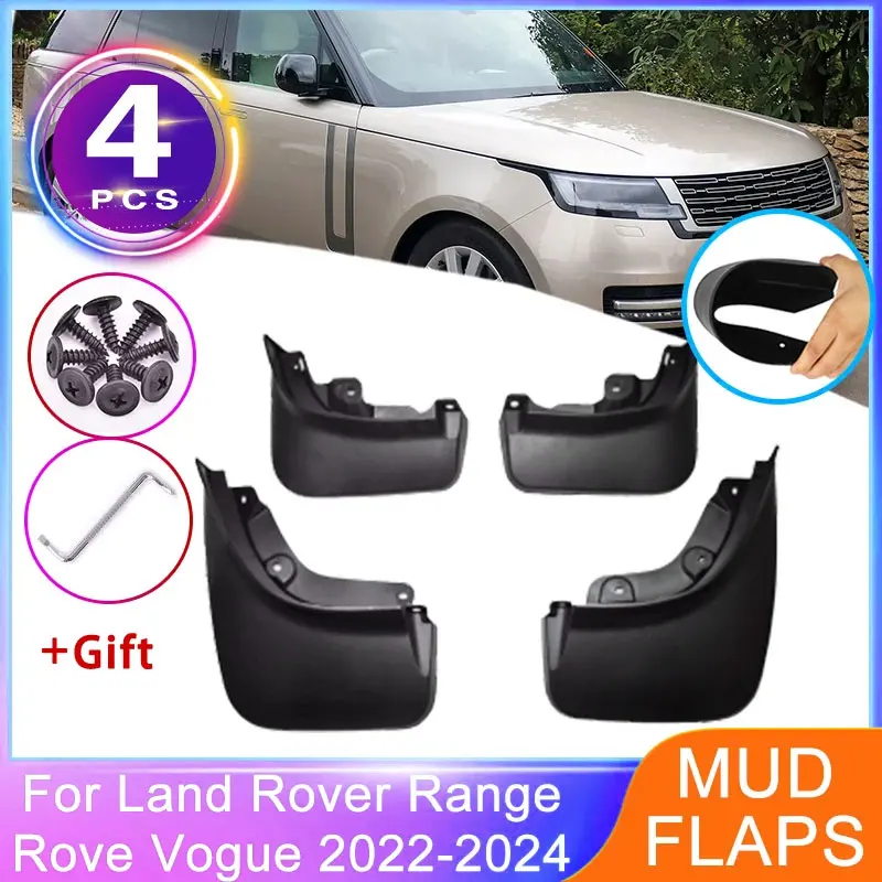 Guardabarros Delanteros y Traseros para Land Rover Range Rover Vogue L460 2022 2023 2024, Nuevos Guardabarros Mejorados, Protectores de Ruedas, Estilo de Coche