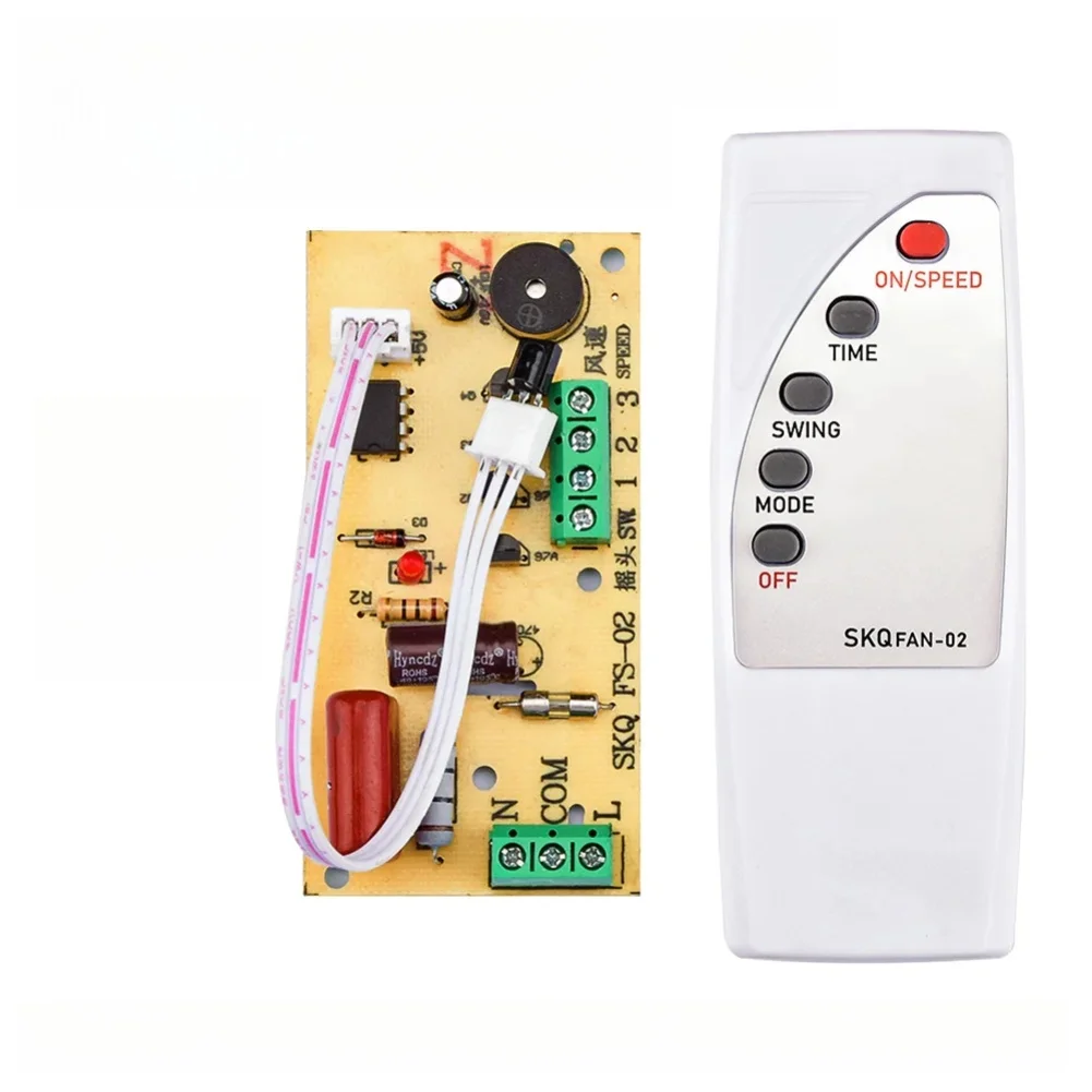 Oscillating Module Fan Control Board Remote Control Upgrade Four 100W Single-channel Outputs Total 400W Output