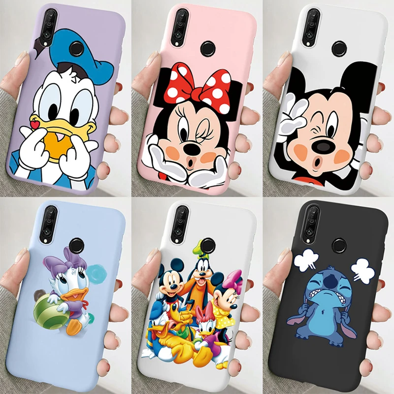Dla Huawei P30 Lite przypadku telefonu Mickey Minnie Mouse Daisy Donald kaczka ściegu słodkie miękkiego silikonu Huaweip30 P 30 Pro P30Lite okładka