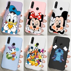 Dla Huawei P30 Lite przypadku telefonu Mickey Minnie Mouse Daisy Donald kaczka ściegu słodkie miękkiego silikonu Huaweip30 P 30 Pro P30Lite okładka