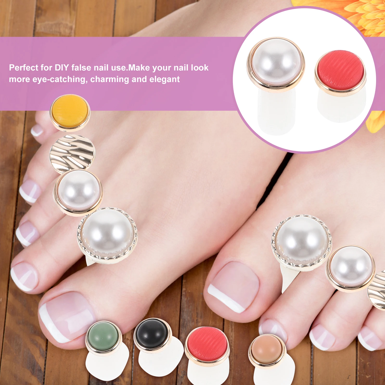 

16 Pcs Toe Divider Silicone Spreaders Nail Polish Big Separators Corrector Straightener Silica Gel Finger for Hands