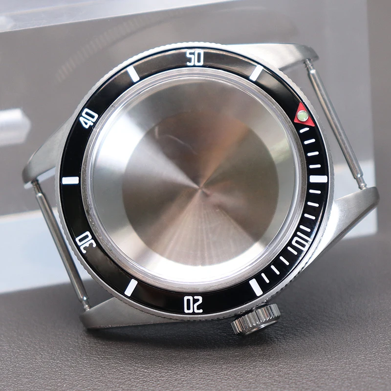 

38mm Stainless Steel Watch Case Sapphire Glass For Seiko Nh35 Nh34 Nh36 Nh38 Movement Replace Watch Accessories 28.5mmDial 10Bar