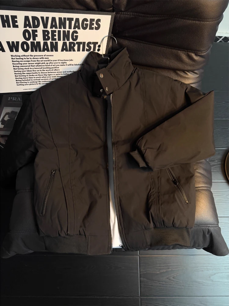 

Мужская хлопковая куртка Cleanfit Bla Thiened, осенне-зимняя американская спецодежда, деконструированный воротник-стойка Flight Jaet