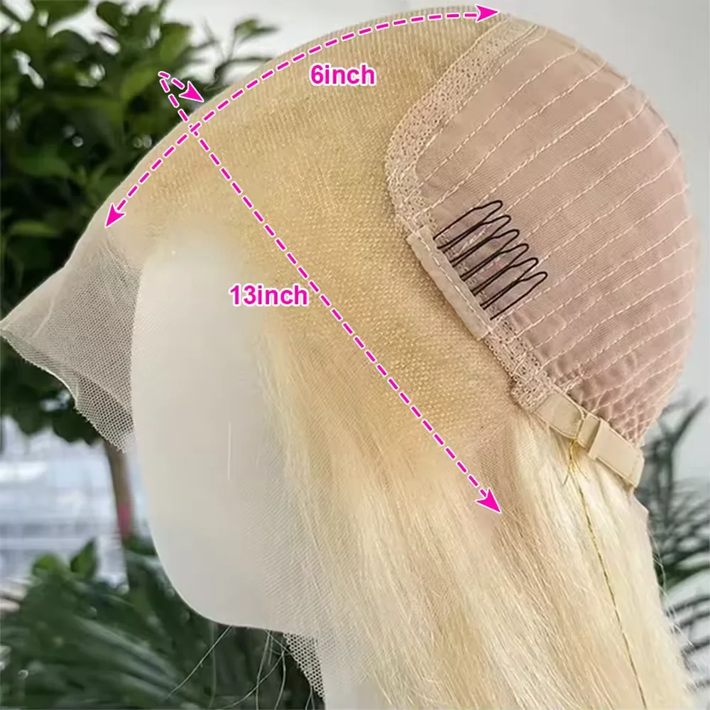 200 Density Body Wave 613 HD Lace Frontal Perücke 13X6 13X4 Blonde Transparente Lace Front Echthaarperücken für Frauen 18-46 Zoll