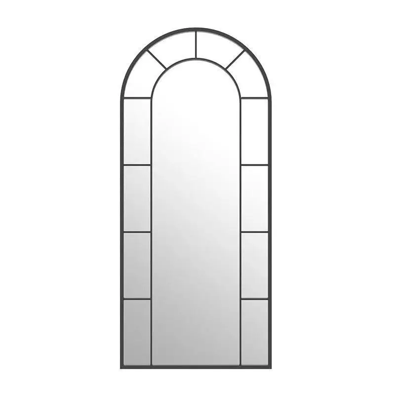 Retro decorative mirror old wall-mounted mirror living room false window wall-mounted mirror
