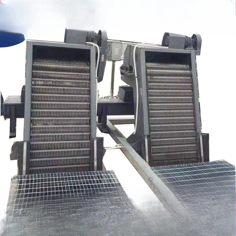 Direct supply grille decontamination machine, rotary rake mechanical grille automatic decontamination machine