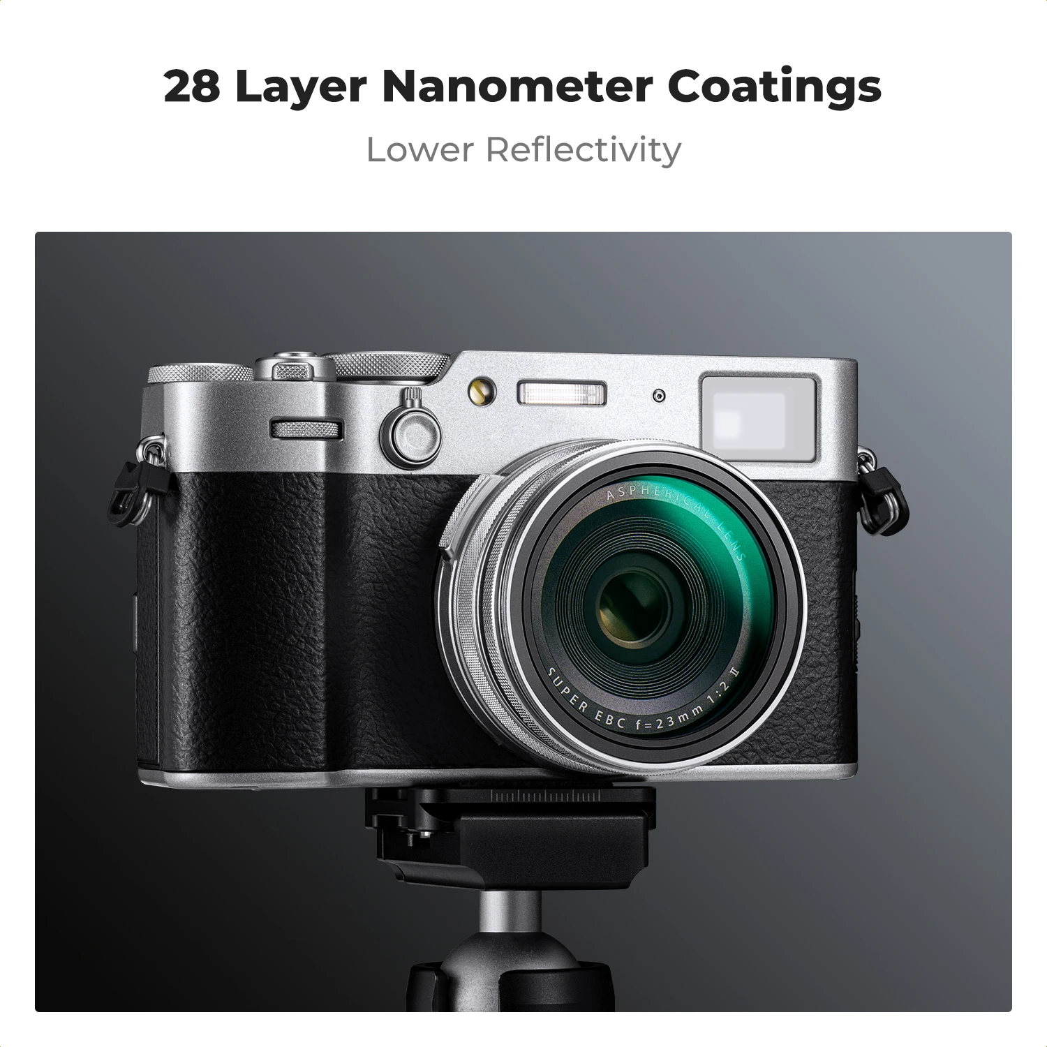Filtr UV K&F Concept MCUV 1/4 Black Pro Mist, osłona obiektywu, zaślepka obiektywu do Fuji X100 X100F X100S X100T X100V X100VI Nano-X — zdjęcie produktu 5