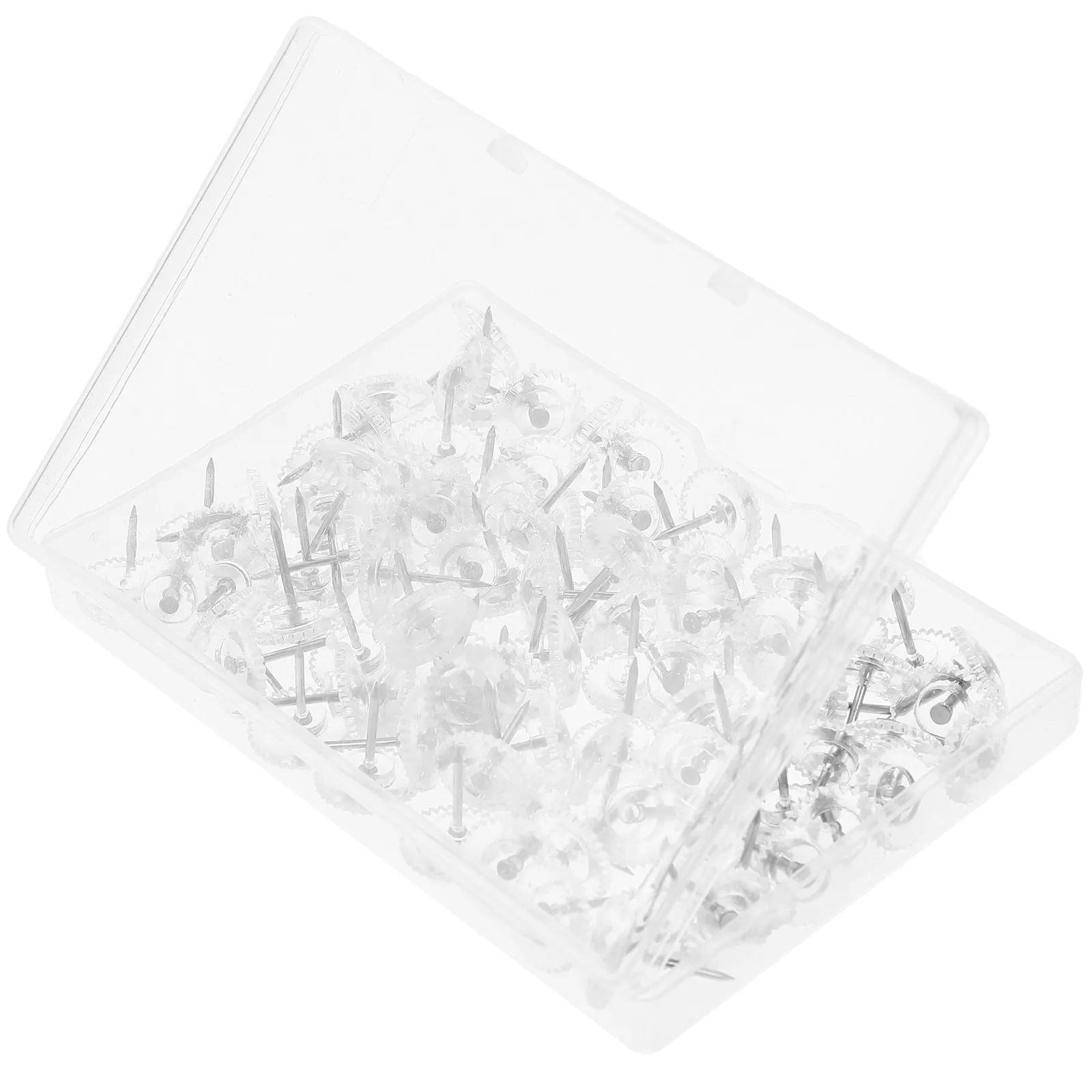 

2 Boxes Wear Resistant Push Pins Clear Thumb Tacks for Cork Board Bulletin Board Map Locations Geography Class Travel Photo