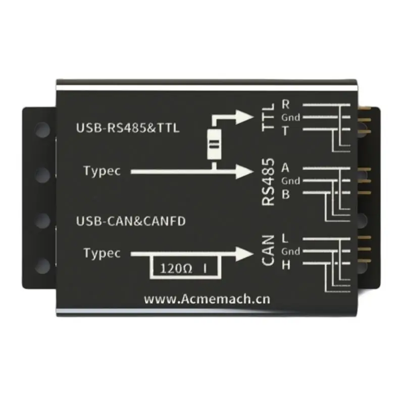 

Адаптер A29F-USB для CAN FD, отладчик USB-CANFD, поддерживает USB-CANFD + RS485/TTL для промышленных объектов