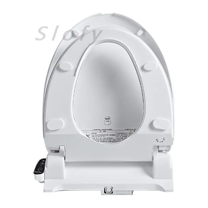 Imagem -02 - Auto Aquecimento Seat Cover para Banheiro Smart Toilet Lid Bidé Eletrônico Spa Button Display wc