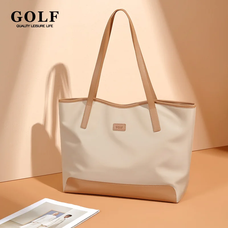 GOLF-Sac fourre-tout léger pour femme avec étui pour ordinateur portable, Shopper CommConsulHandbag, Esthétique, Mode féminine, 15.6, 2024