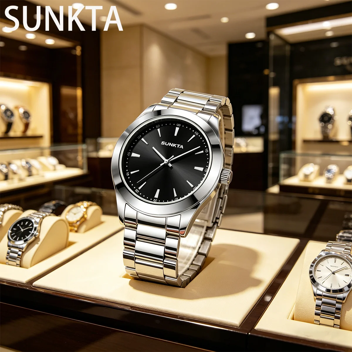 Smartwatch Military Watches For Men - SUNKTA Yeni Askeri Lüks erkek Saatler