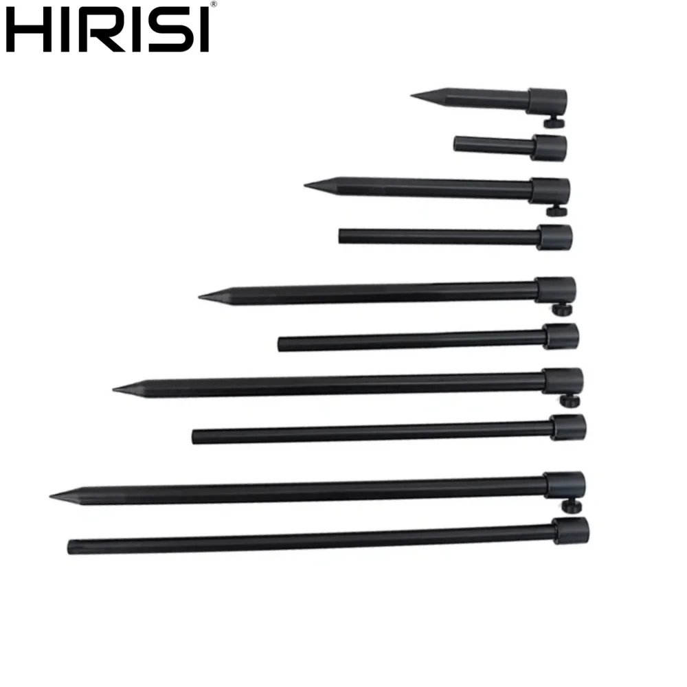 

Hirisi 2 шт. палочки для ловли карпа 16 мм алюминиевые черные аксессуары для поддержки удочки
