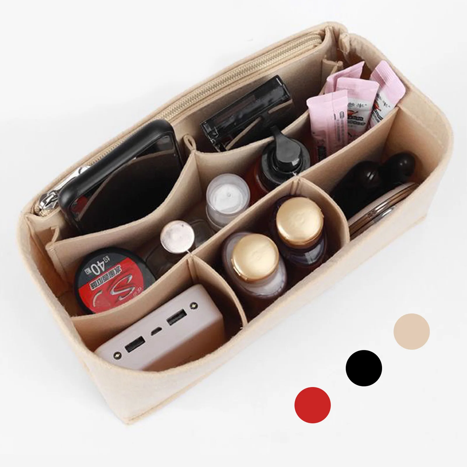 1pc Felt Purse Organizer Handbag Tote Shaper, Insert Liner Shaper Bag in Bags for Liz Visetos Speedy Neverful