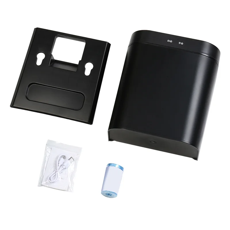 

For Alphard 40/30 Series Compatible Car Automatic Clamshell Trash Bin Hanging Vehicle Garbage Square Pressing Trash