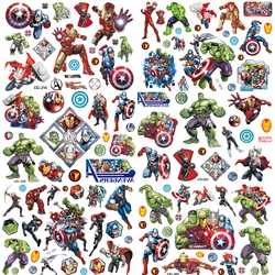 New Marvel Superhero Child Sticker Pack Water Transfer Paste Kindergarten Reward Paste Painting Fashion Cute Small Sticker