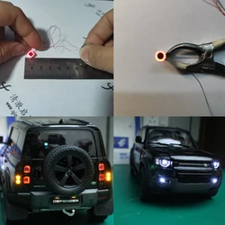 Square Round Frame Lamp Model Scene Atmosphere LED Lamp Decorative Modified Lamp for 1/10 RC Crawle 1/14 Tamiya RC Truck DIY