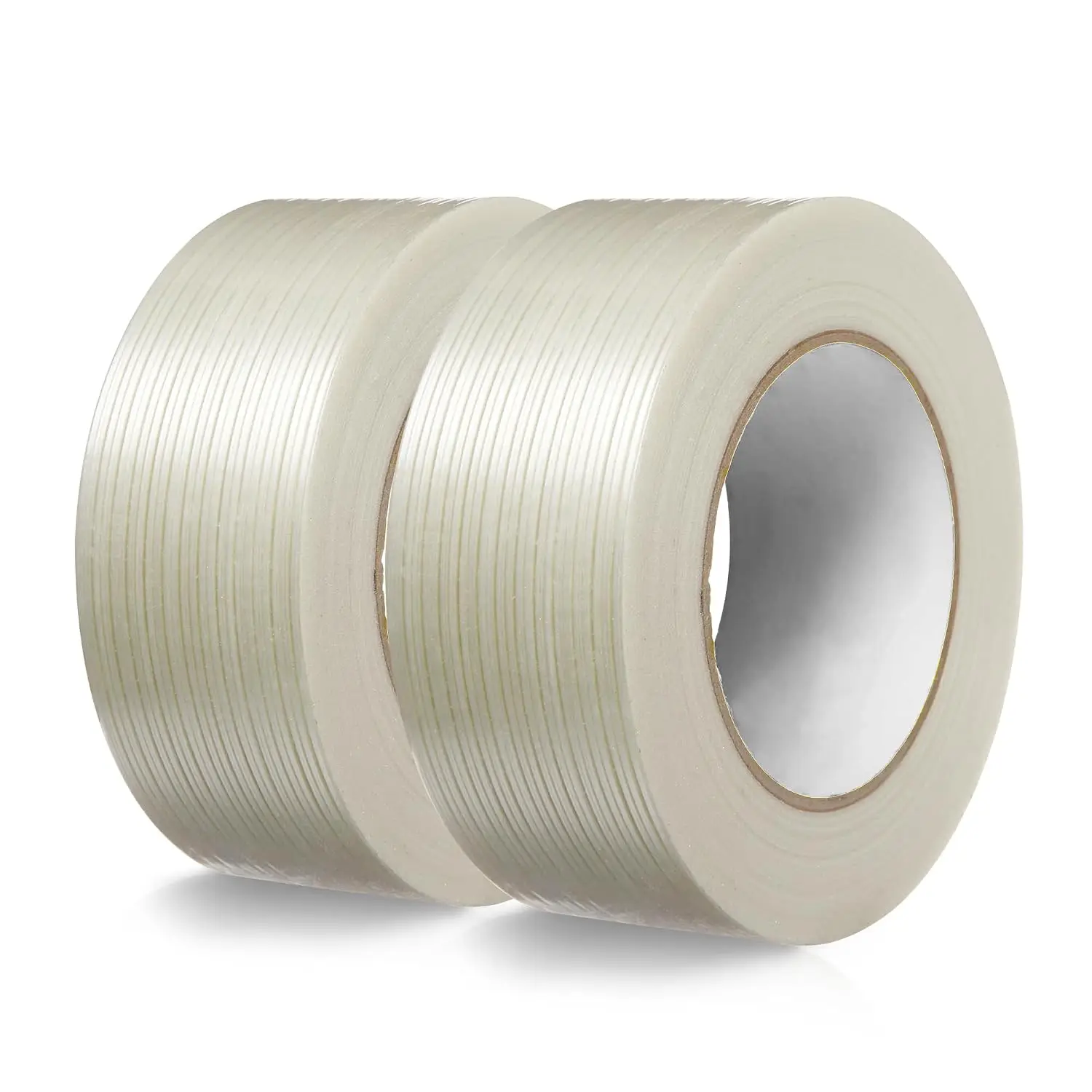 Fiberglass Reinforced Packing Tape Heavy Duty Filament Strapping Striped Tapes Transparent Sealing Binding Fixing Adhesive Tapes