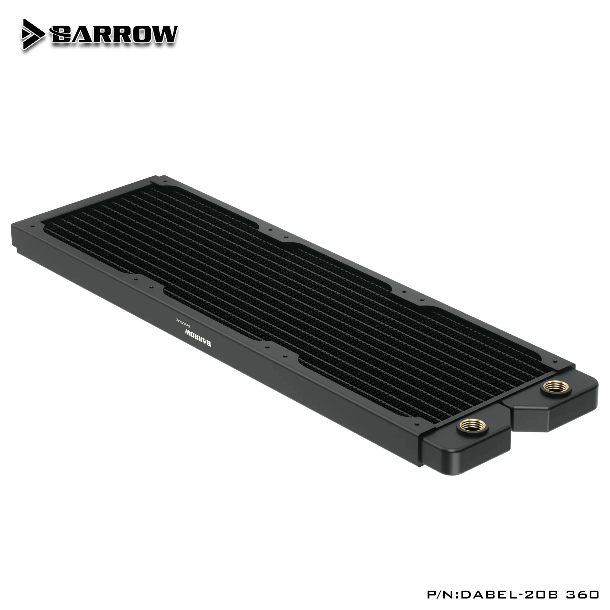 

Barrow радиатор водяного охлаждения Φ 240/360 мм медный радиатор 20 мм толщина для 120 мм вентилятора ПК игрового жидкого охлаждения здания