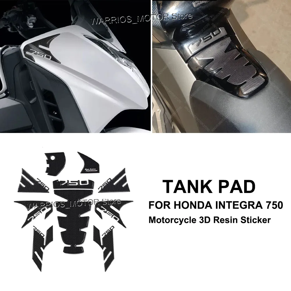 Motorcycle Waterproof Sticker Engine Protective Stickers 3D Resin Protective Stickers Kit For HONDA INTEGRA 750