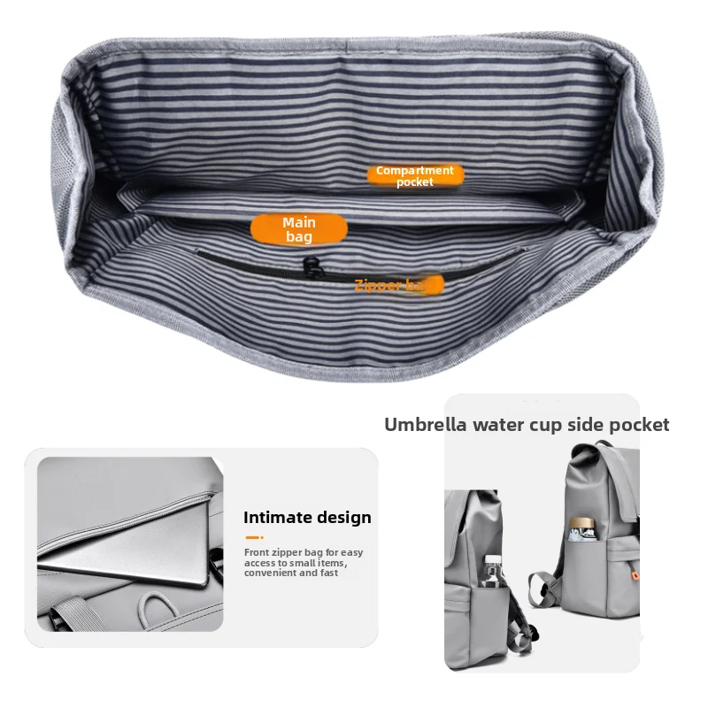 New Men's Backpacks, Large-capacity Casual Travel Backpacks, Multi-layer Water-resistant Computer Bags, Outdoor Sports Backpacks