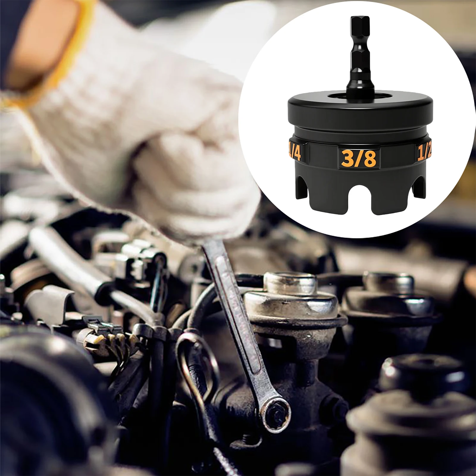 Nuts Zipper Drill Attachment Threaded Rod Nuts Runner for 1/4in 3/8in 1/2in Threaded Rods