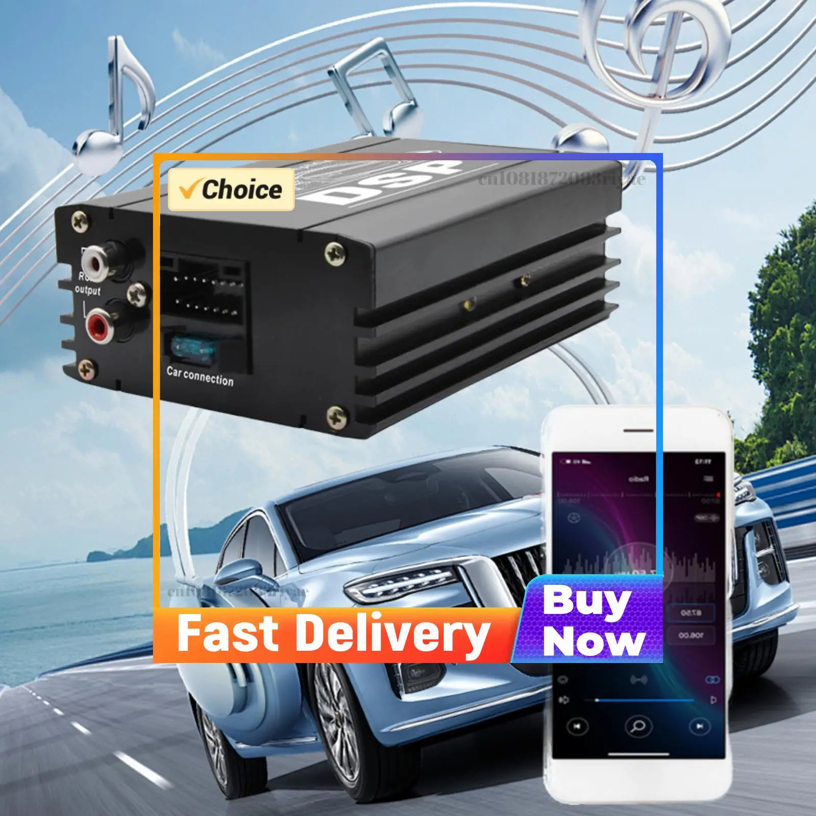 

Автомобильный цифровой аудиопроцессор DSP, 4-канальный усилитель мощности 4x50 Вт с подключением RCA, усилитель для улучшения звука в автомобиле, аудиоусилитель для повышения качества звука.