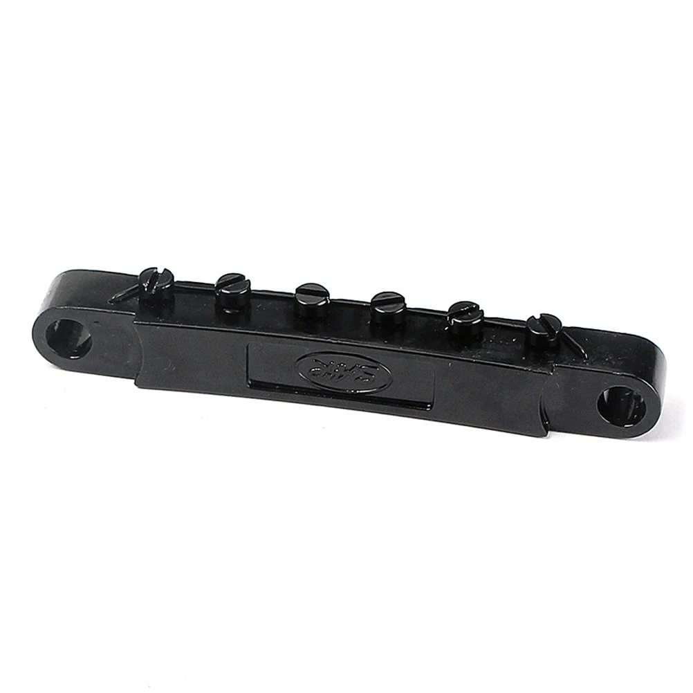 

Wraparound Guitar Bridge Saddle Tailpiece Combo for Electric Guitar Replacement Parts Accessories (Black)