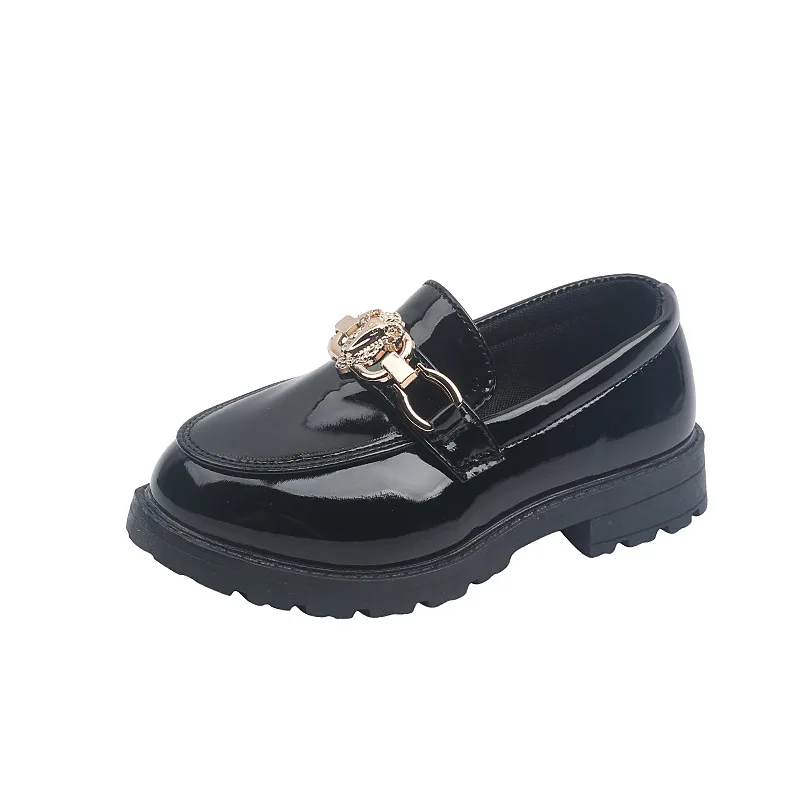 Boys Leather Shoes Children Casual Flats Kids Slip-on Simple Shoes Students Performance Girls Spring Autumn New H602