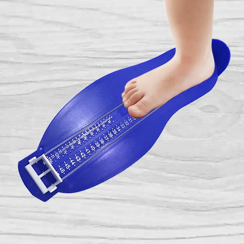 Kid Infant Foot Measure Gauge Shoes Size Measuring Ruler Tool Available ABS Baby Car Adjustable Range18-47 Yards Size