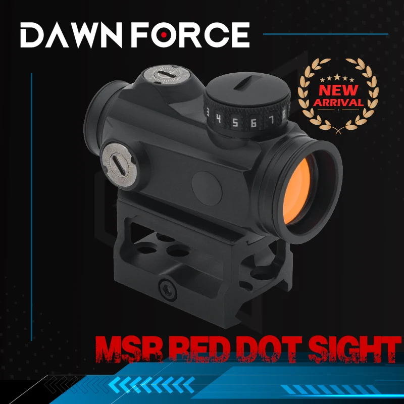 

ROMEO-MSR 2MOA Sealed Compact Red Dot Reflex sight w/ 1.41” Absolute co-witness Mount Full Original Markings