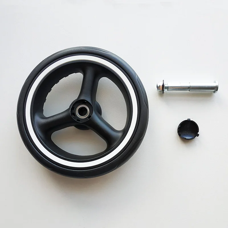 Rear Wheel + All City Baby Buggy With Bearing Axle  Stroller Accessories Baby Pushchair Back Wheel Tyre