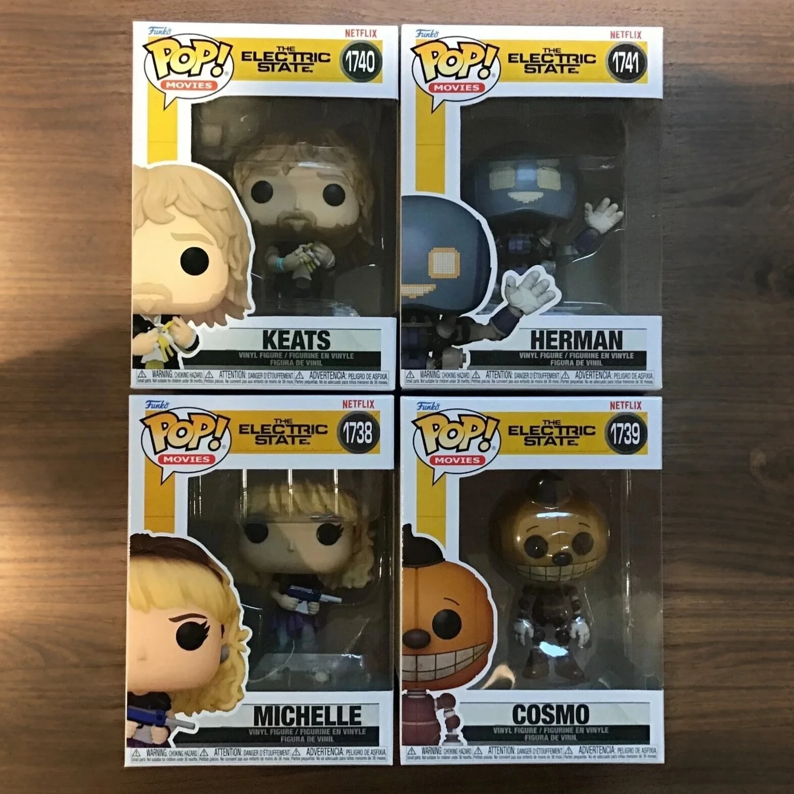 شخصيات الدولة الكهربائية ميشيل، كوزمو، كيتس، هيرمان فانكو بوب الشكل الرسمي طبعة محدودة لعبة قابلة للجمع هدية لمحبي