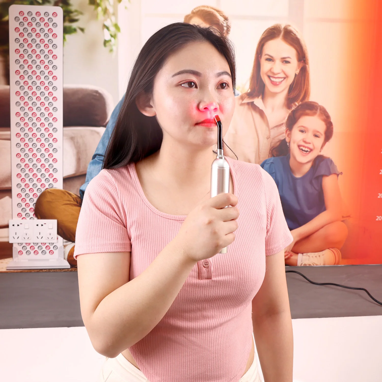 2026 5 Wavelength Target Area Red Light Therapy Pen Pain Relief Home and Office Use Portable Handhold Therapy Lamp