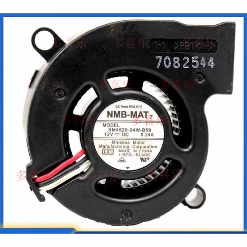 WW   for NMB-MAT BM4520-04W-B59 DC12V 0.24A 45x45x20mm 3-Wire Turbo Cooling Fan