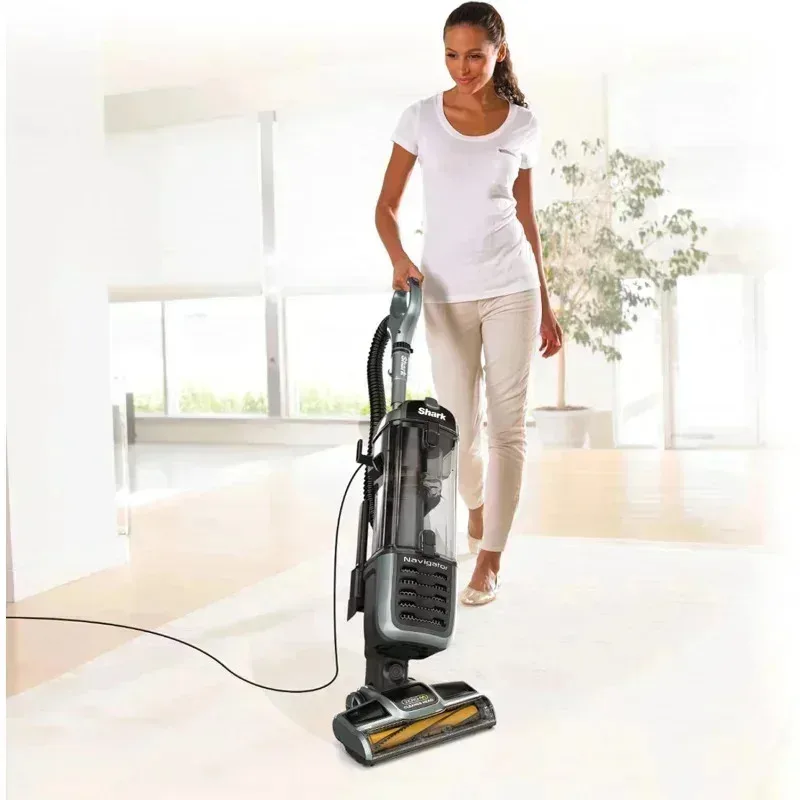 QZA4-Shark ZU62 Navigator Zero-M Self-Cleaning Brushroll Pet Pro Upright Vacuum,Pewter Grey Metallic,