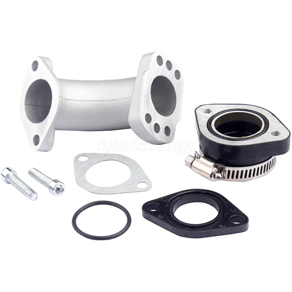 Carburetor Intake Manifold ATV Adapter Inlet Intake Pipe For 125cc 140cc 150cc 160cc 200cc Moped Scooter Dirt Pit Bike Motorcycl