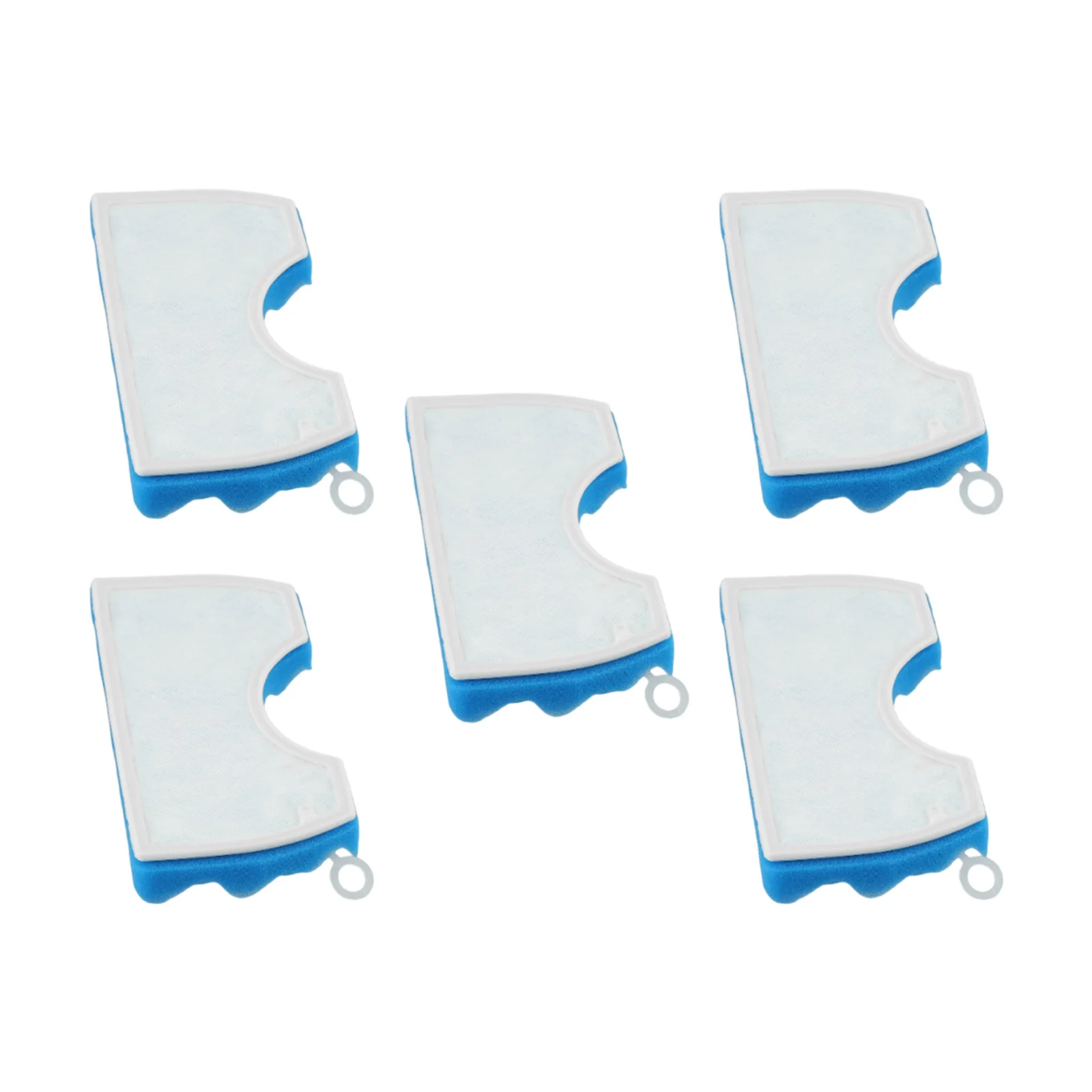 Effiziente Filtration mit blauen Schwamm-Baumwollfiltern für Samsung-Staubsauger. Wählen Sie Ihre Packungsgröße 5 oder 10